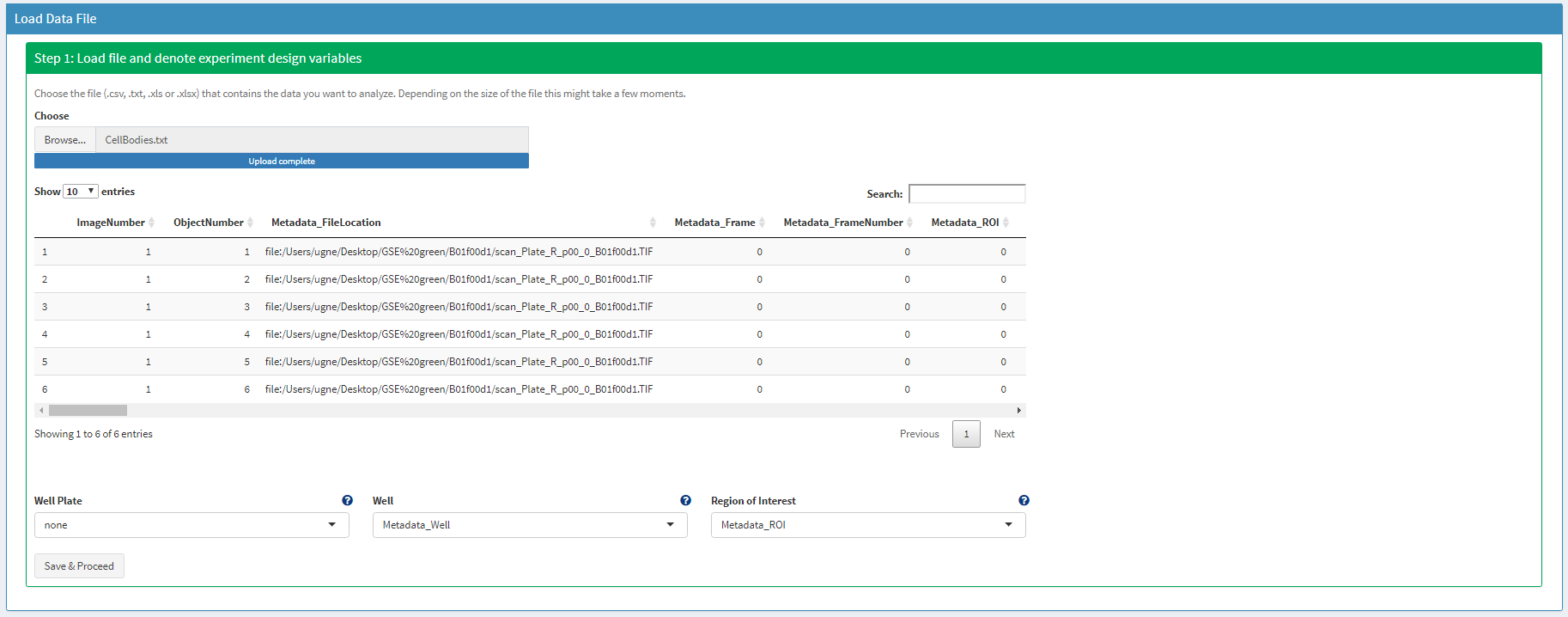 Figure 14 The interface of `loadDataFile()` looks slightly different.