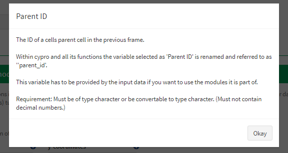 Figure 3 Example variable descriptions.